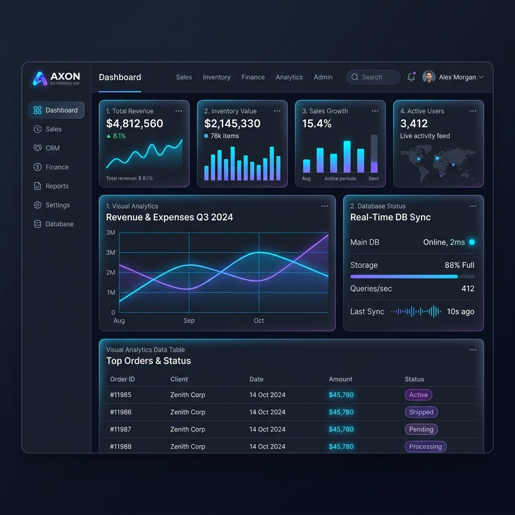 FusionERP interface