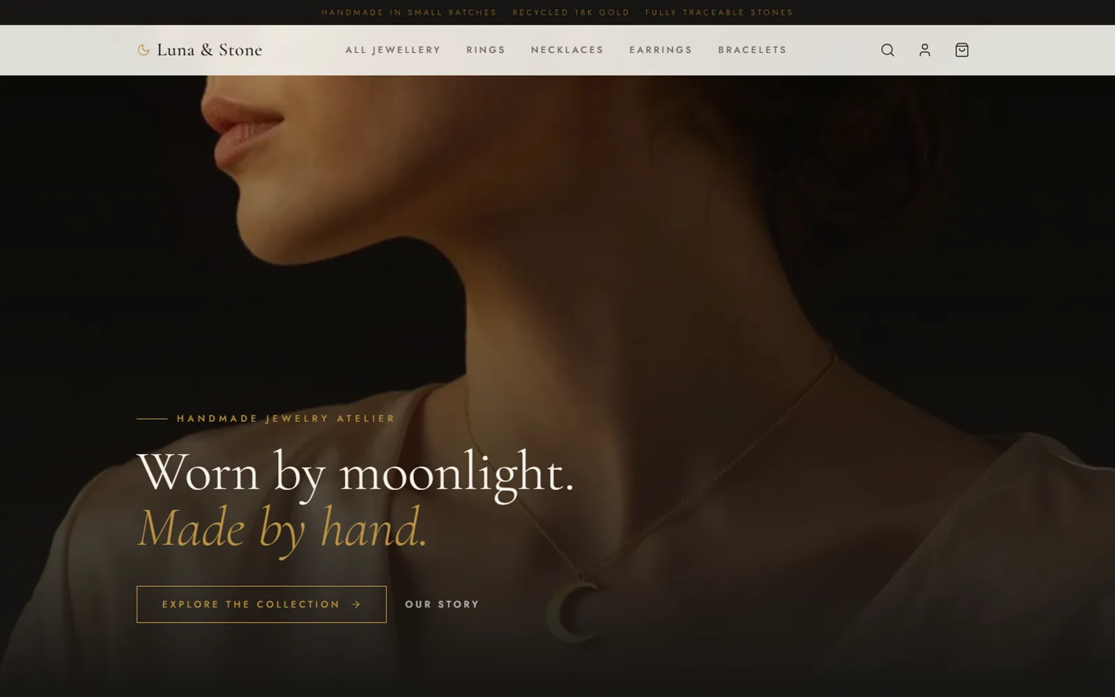 Luna & Stone — معاينة المنصة